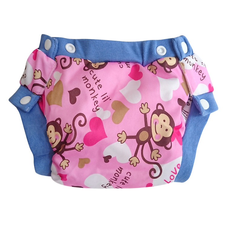 Tã Vải Dorabe Bo Thời Trang LBKHIHONG Size L (12-24kg) - Khỉ Hồng
