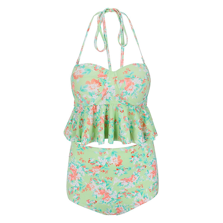 Bikini 2 Mảnh Họa Tiết Hoa Cam Peace's LC43B - Freesize