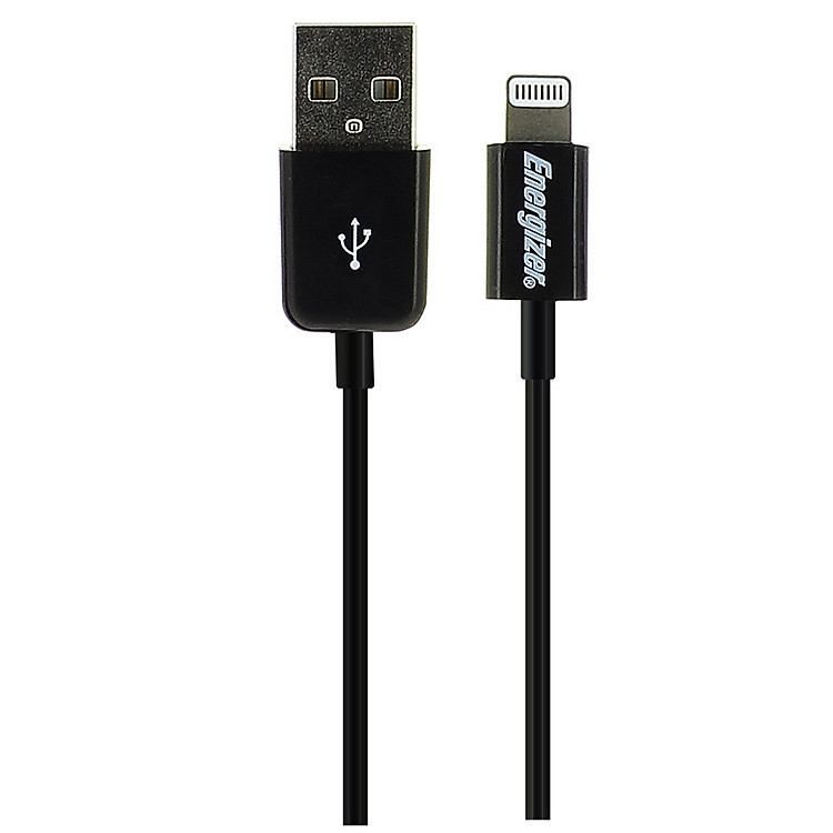 Cáp Sạc Lightning Enegizer LCAEHUSYIPBK2 - Hàng Chính Hãng