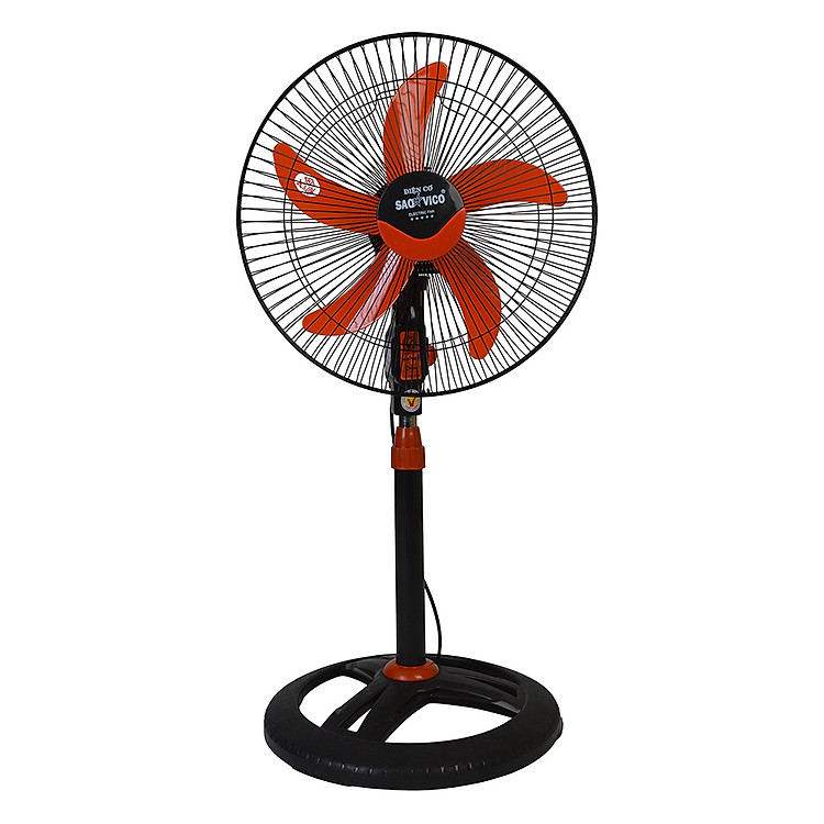 Quạt Lửng Công Nghiệp Saovico LCN16 Dây Đồng - Đen Cam