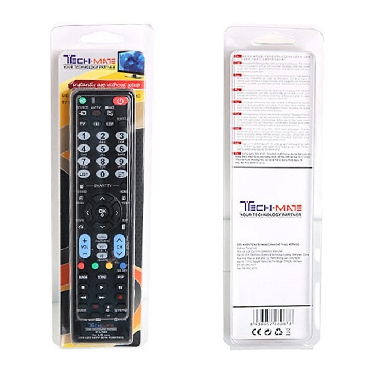 Điều Khiển Từ Xa Đa Năng Cho Tivi LG Techmate RCTV - LG - Hàng Chính Hãng