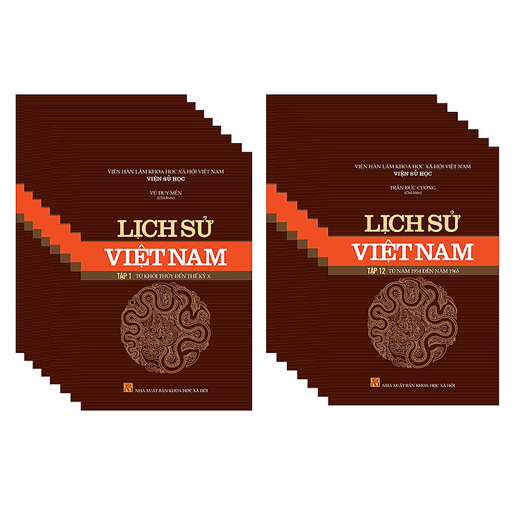 Sách Lịch Sử Việt Nam (Trọn Bộ 15 Tập)