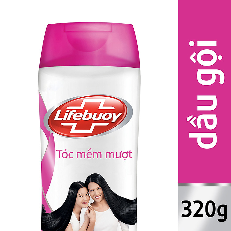 Dầu Gội Lifebuoy Tóc Mềm Mượt 320g