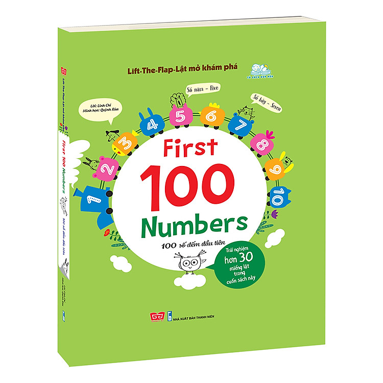 Tương Tác – Lift-The-Flap – Lật Mở Khám Phá: First 100 Numbers – 100 Số Đếm Đầu Tiên