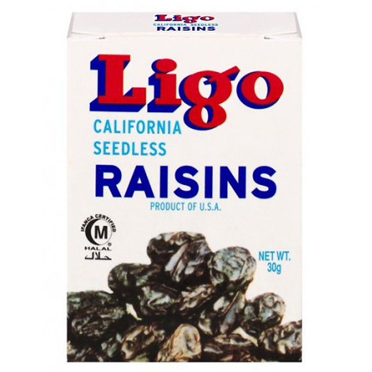 Nho Khô Không Hạt California Ligo 30g