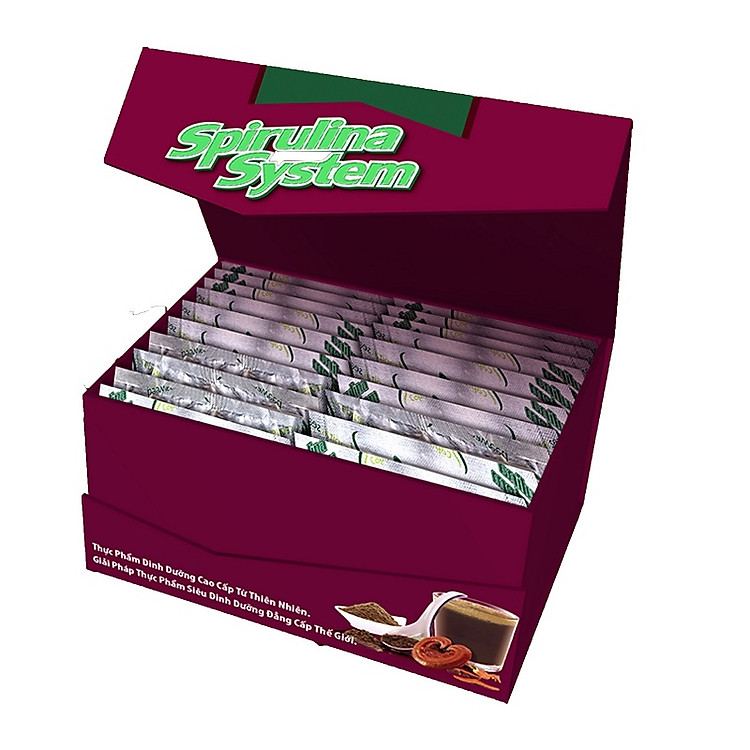 Thực Phẩm Chức Năng Bảo Vệ Sức Khỏe Tảo Spirulina Và Linh Chi Spirulina System (Hộp 200g) - SCN_3
