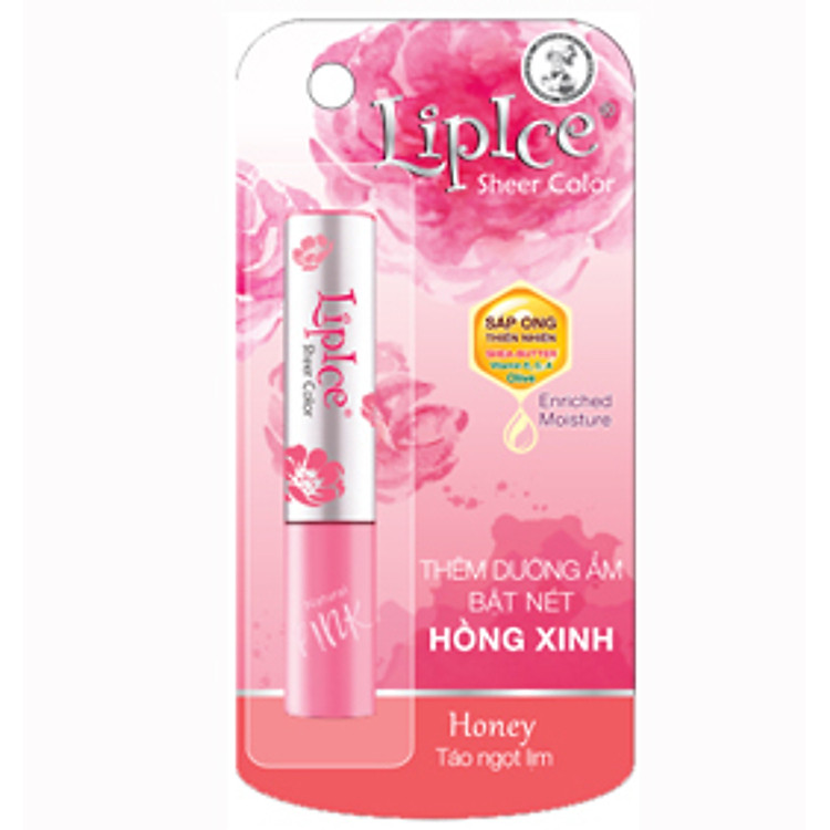 Son Dưỡng Môi Rohto Lipice Sheer Color Hương Táo Ngọt Lịm - Tặng lược thời trang