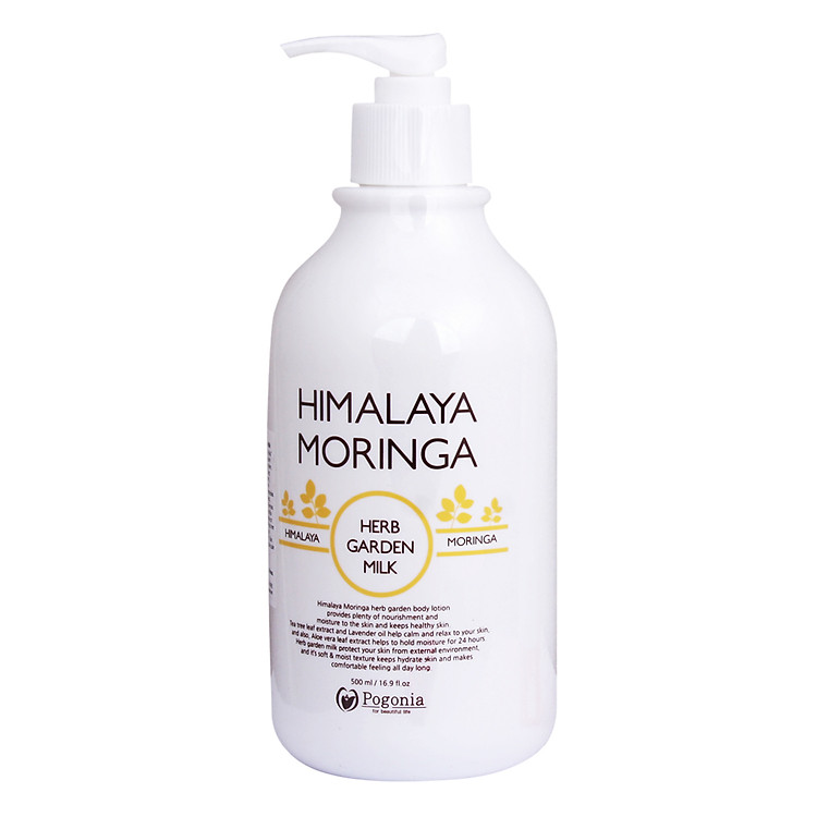 Sữa Dưỡng Thể Pogonia Miae Himalaya Moringa Herb Garden Milk 500ml LK-PMHM