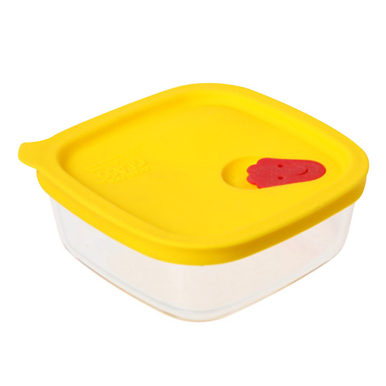 Hộp Thủy Tinh Chịu Nhiệt Rice Container Lock&Lock LLG502Y (410ml) - Vàng