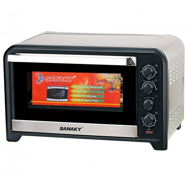 Lò Nướng Sanaky VH-809NW-80 Lít - Hàng chính hãng