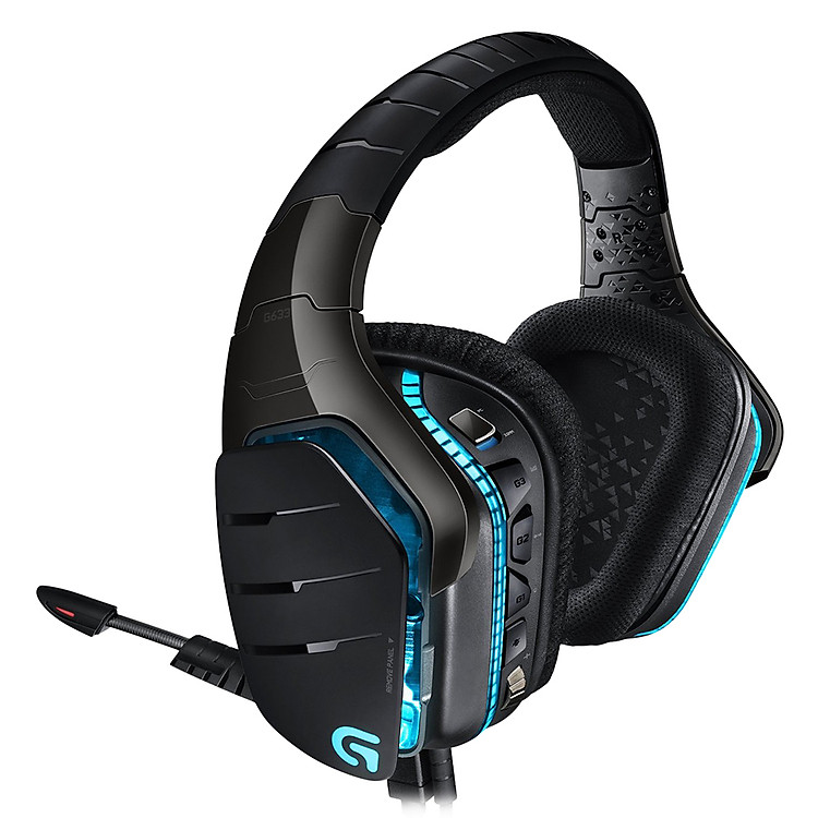 Tai Nghe Chụp Tai Gaming Logitech G633 Artemis Spectrum RGB 7.1 Surround - Hàng Chính Hãng