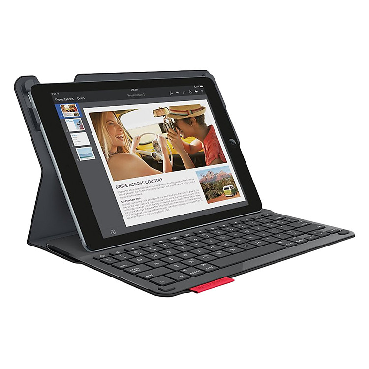 Bàn Phím Không Dây Logitech Type+ Cho iPad - Hàng Chính Hãng
