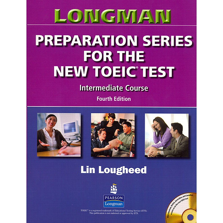 Sách Longman Preparation Series For the New TOEIC Test: Intermediate Course (with Answer Key), with Audio CD and Audioscript