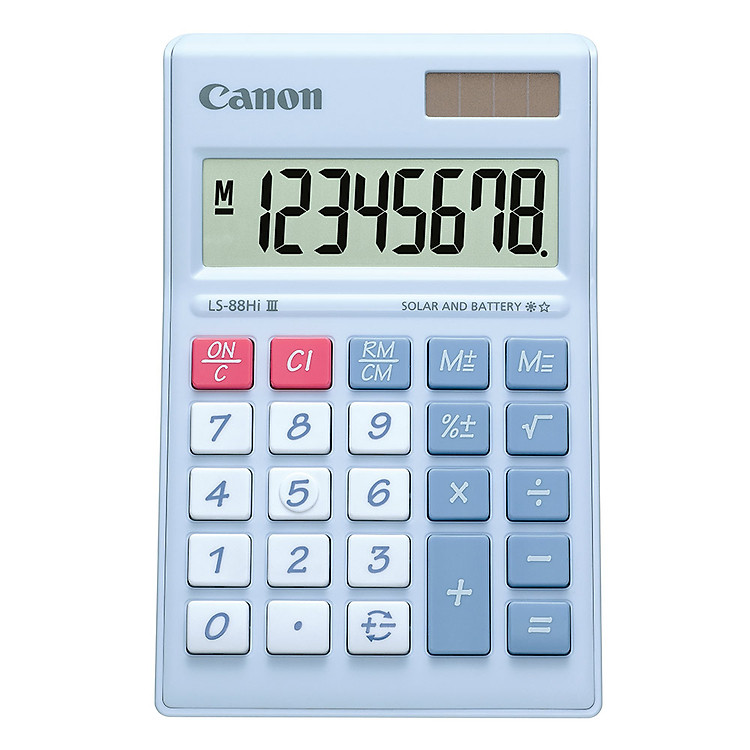 Máy Tính Bỏ Túi Canon 8 Số Màn Hình Cong - LS-88HI III