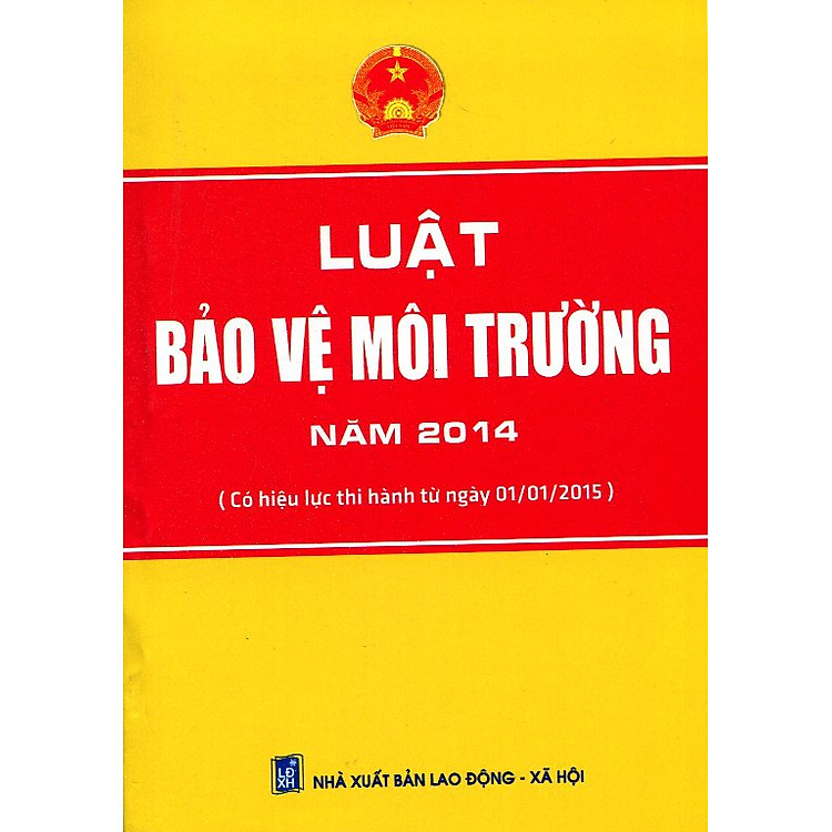 Sách Luật Bảo Vệ Môi Trường Năm 2014