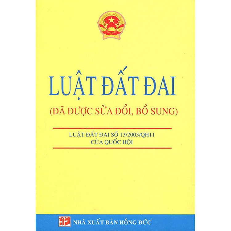 Sách Luật Đất Đai (Đã Được Sửa Đổi, Bổ Sung)
