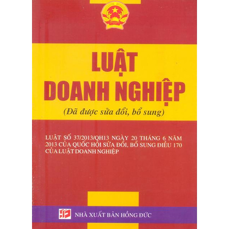 Sách Luật Doanh Nghiệp (Đã Được Sửa Đổi, Bổ Sung)