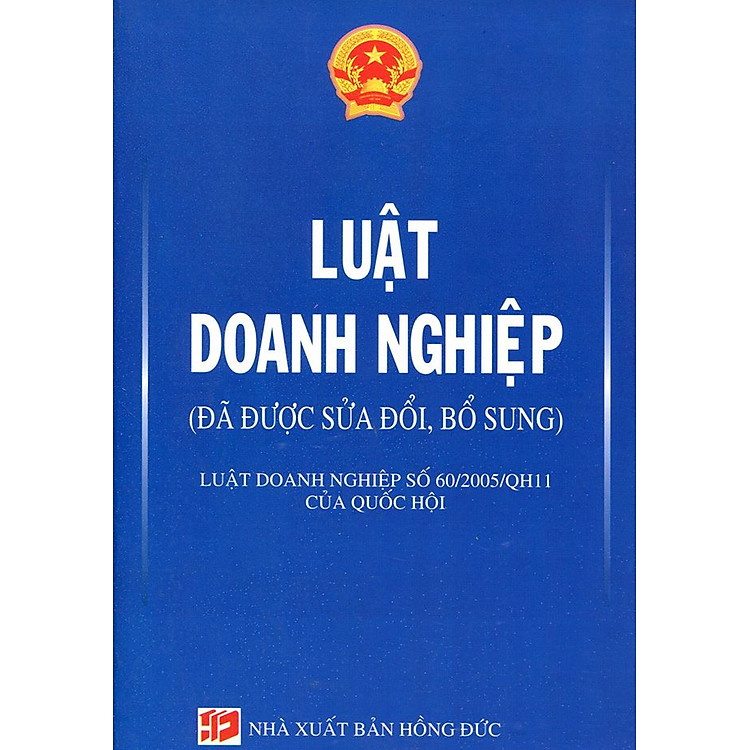 Sách Luật Doanh Nghiệp (Đã Được Sửa Đổi, Bổ Sung)