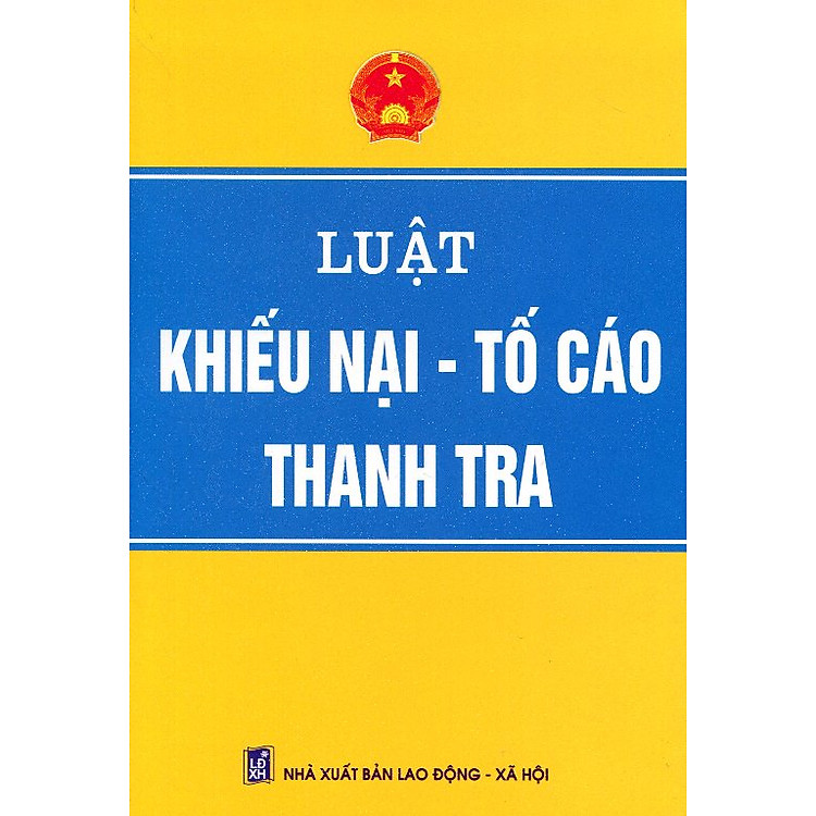 Sách Luật Khiếu Nại - Tố Cáo Thanh Tra
