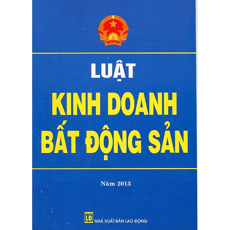 Sách Luật Kinh Doanh Bất Động Sản Năm 2013