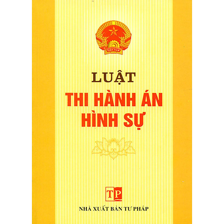 Sách Luật Thi Hành Án Hình Sự