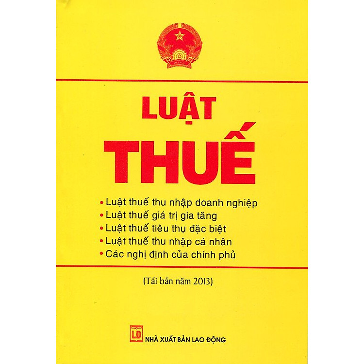 Sách Luật Thuế (Tái Bản Năm 2013)