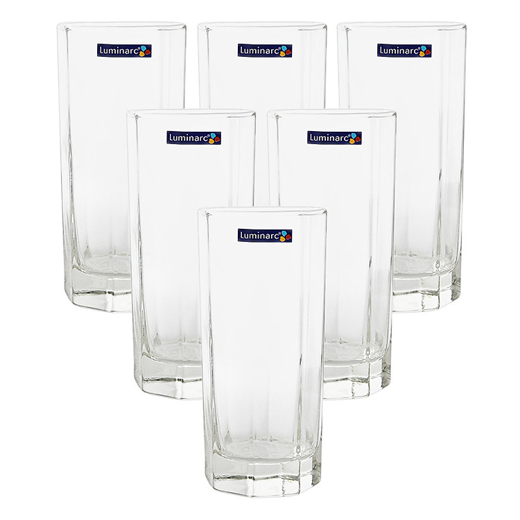 Bộ 6 Ly Cao Thủy Tinh Luminarc Octime 07319 - 280ml