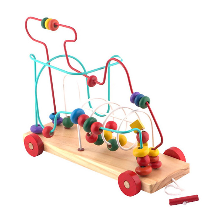 Đồ Chơi Gỗ EDUGAMES - Luồn Hạt Phi Thuyền GA528