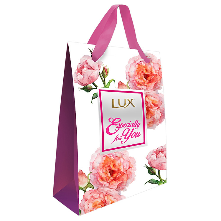 Hộp Quà 2 Sữa Tắm Lux Tím Và Hồng (200g)
