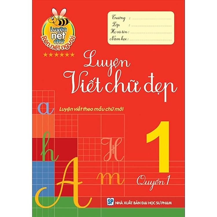 Sách Luyện Viết Chữ Đẹp 1 (Quyển 1)