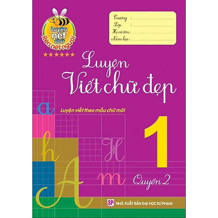 Sách Luyện Viết Chữ Đẹp 1 (Quyển 2)
