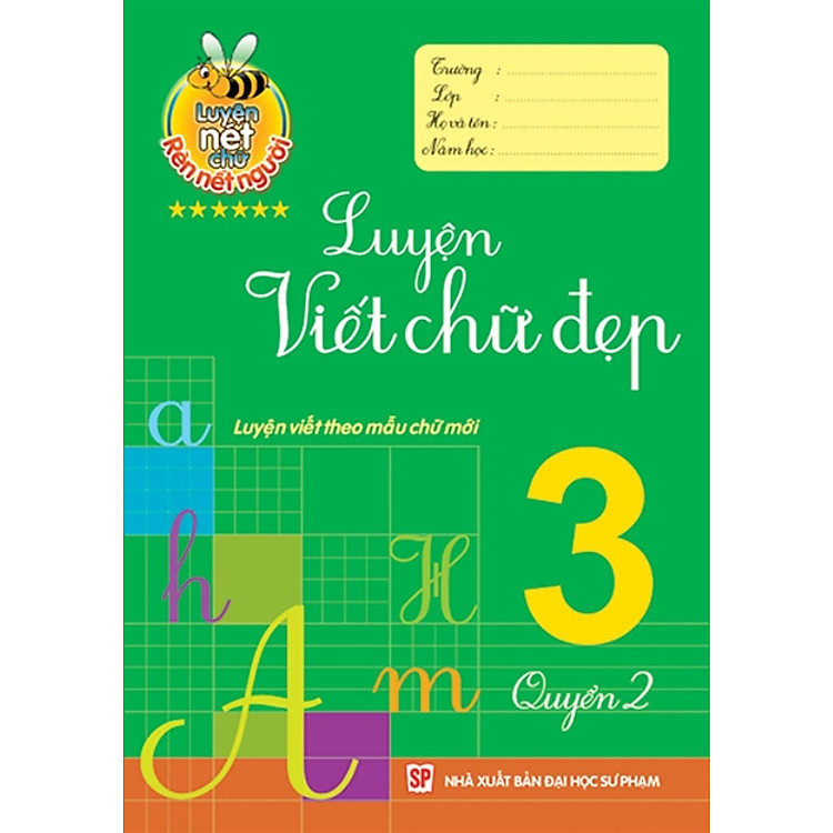 Sách Luyện Viết Chữ Đẹp 3 (Quyển 2)