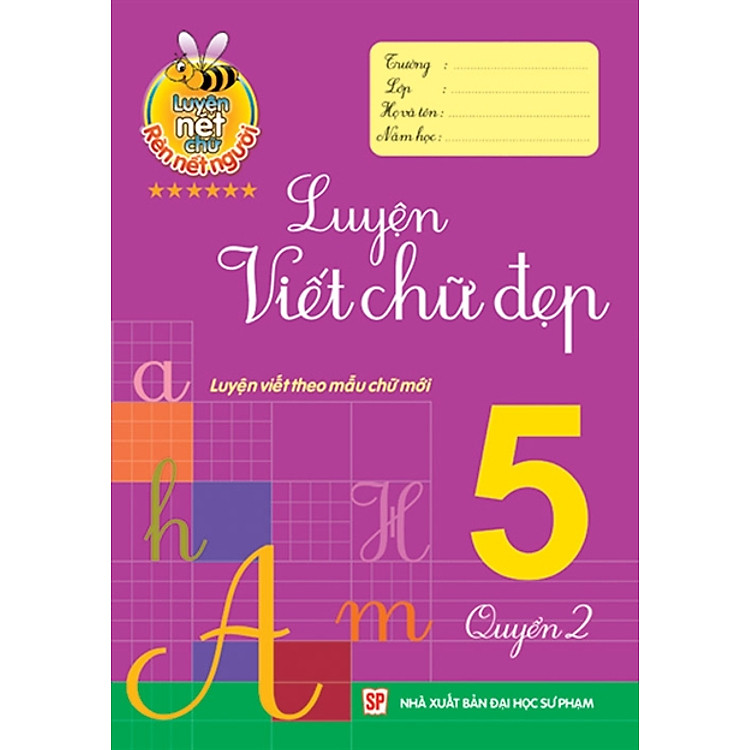 Sách Luyện Viết Chữ Đẹp 5 (Quyển 2)