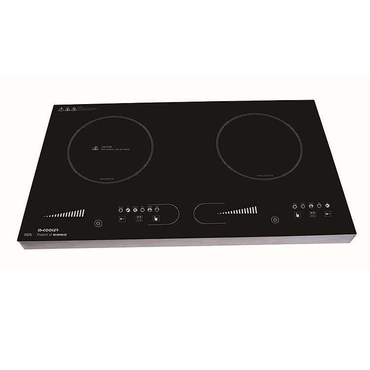 Bếp Đôi Điện Từ - Hồng Ngoại Sanko M-COOKER