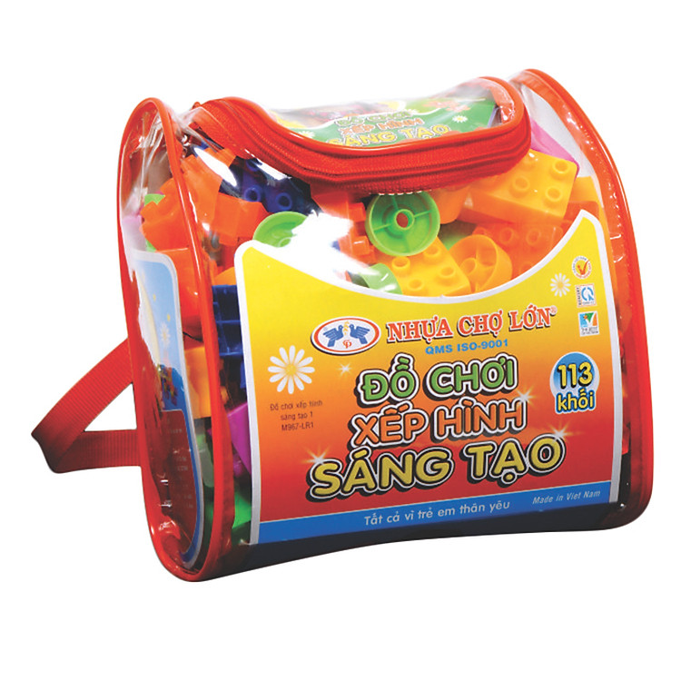 Bộ Xếp Hình Sáng Tạo Nhựa Chợ Lớn 01 - M967-LR