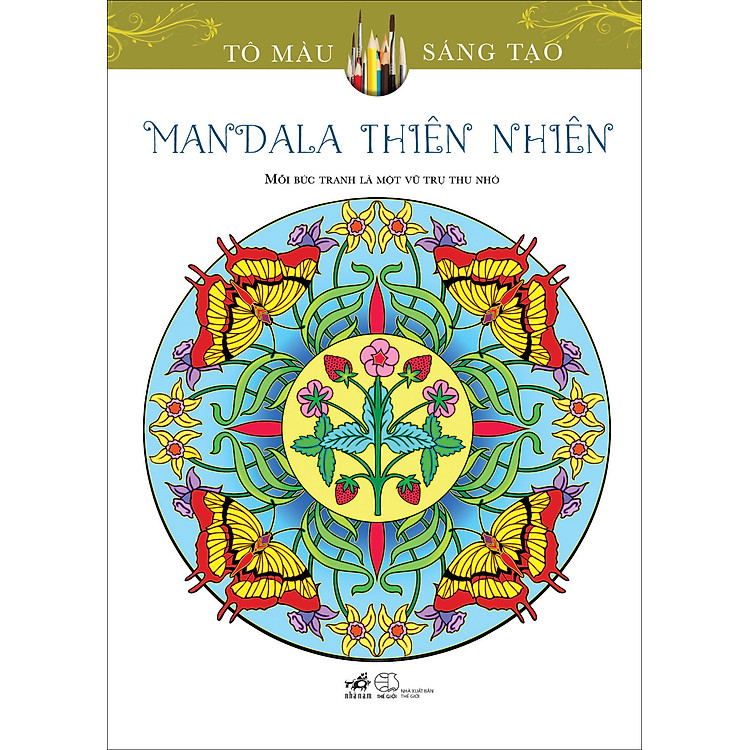 Sách Tô Màu Sáng Tạo - Mandala Thiên Nhiên