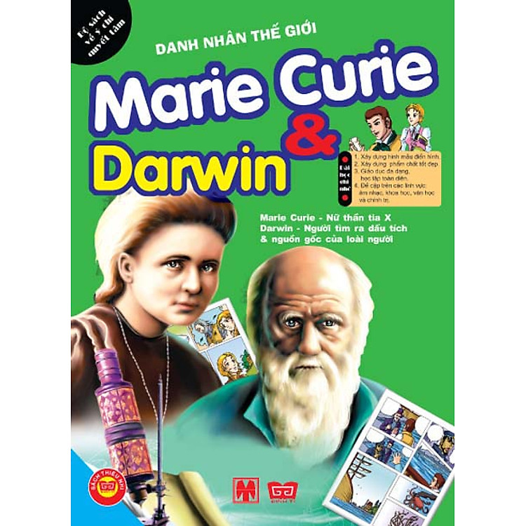 Sách Danh Nhân Thế Giới - Marie Curie & Darwin
