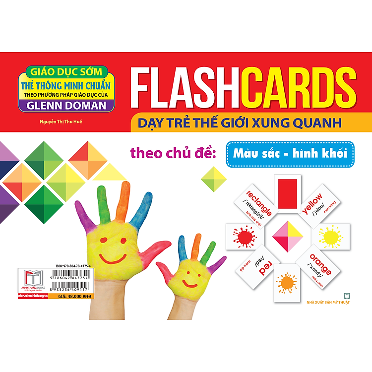 Flashcards Dạy Trẻ Thế Giới Xung Quanh Theo Chủ Đề - Màu Sắc, Hình Khối