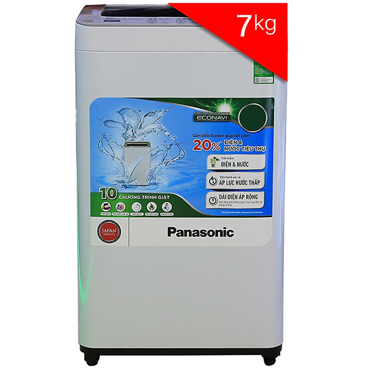Máy Giặt Cửa Trên Panasonic NA-F70VS7HRV (7.0 Kg) - Hàng Chính Hãng