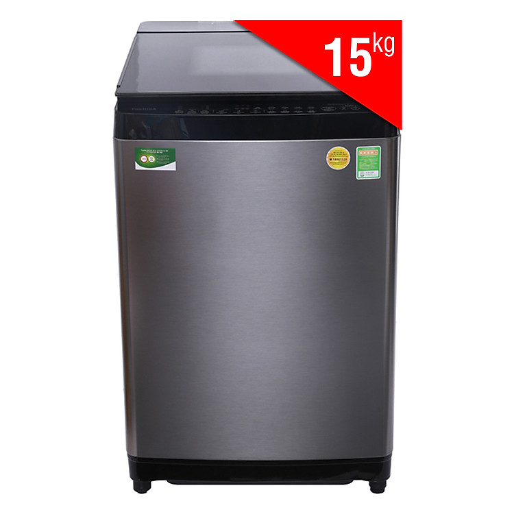 Máy Giặt Cửa Trên Inverter Toshiba AW-DG1600WV (15kg) - Xám Đen - Hàng Chính Hãng