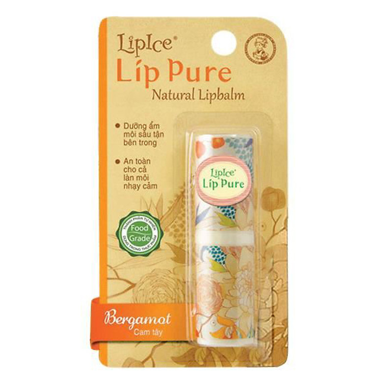 Son Dưỡng Môi Rohto Lipcare Lippure (4g) - Hương Cam Tây