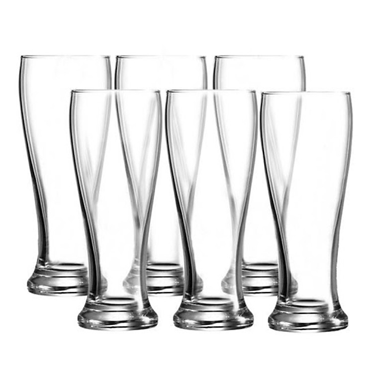 Combo 6 Ly Bia Thủy Tinh Luminarc Brasserie J5185 – 425 ML