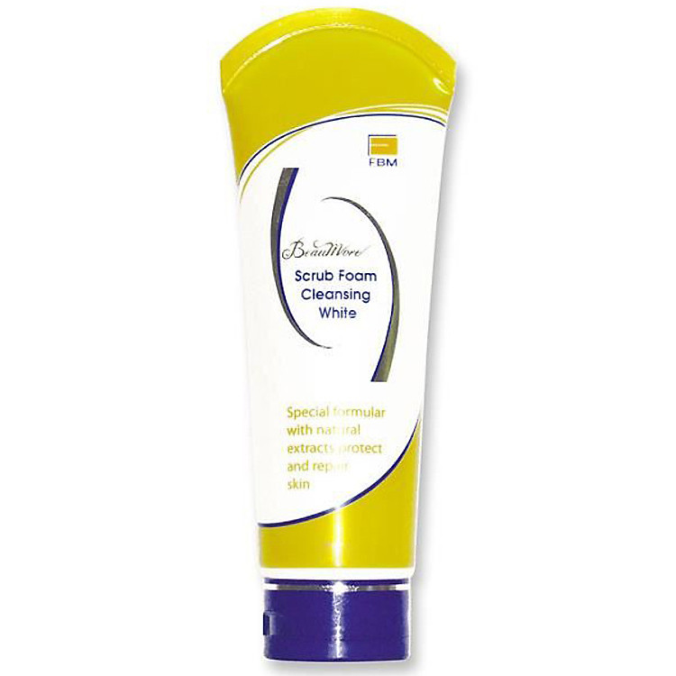 Sữa Rửa Mặt Hạt Mơ - Beaumore Scrub Foam Cleansing White TP040 (90g)