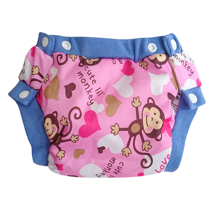 Tã Vải Dorabe Bo Thời Trang MBKHIHONG Size M (3-16kg) - Khỉ Hồng