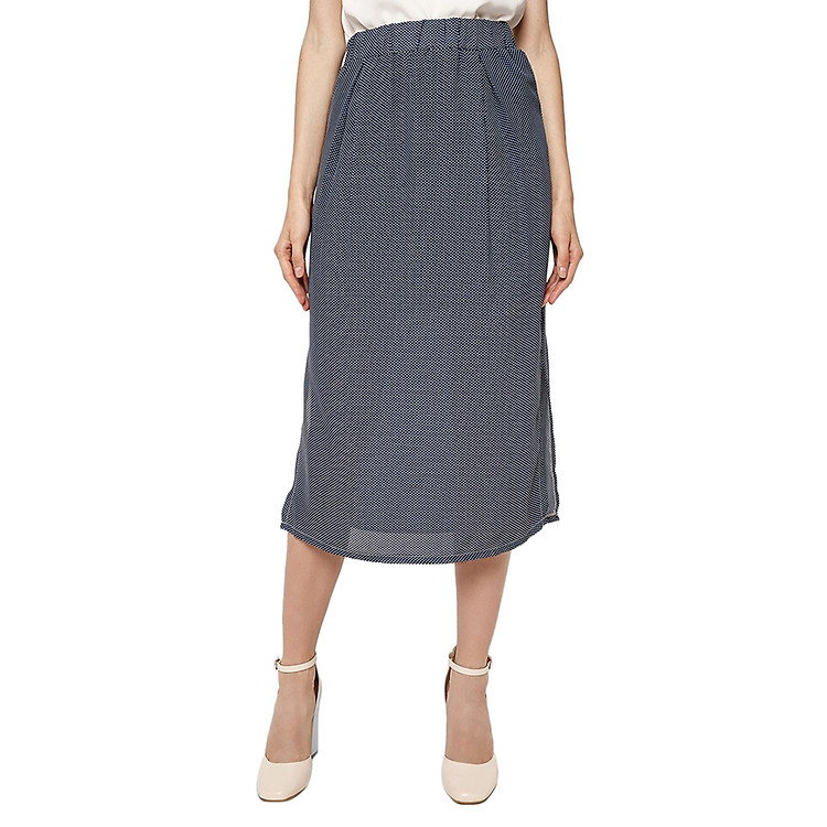 Váy Dots Long Skirt MINTBasic MBS31419BL - Chấm Bi