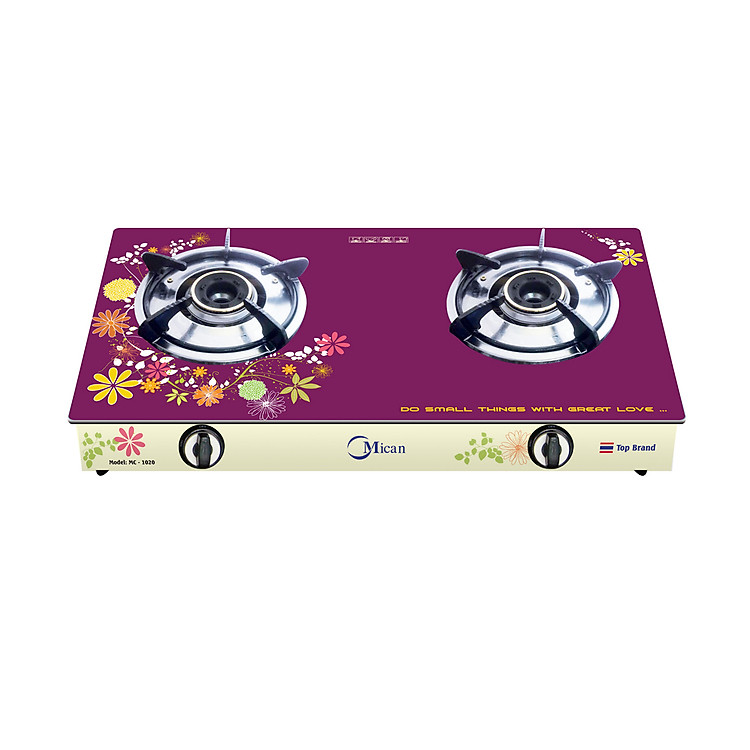 Bếp Gas Mặt Kính Mican-MC-1020
