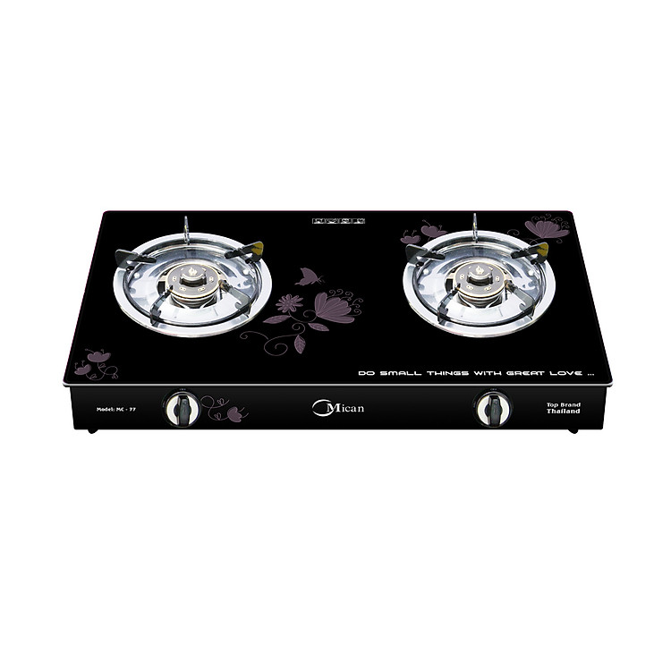 Bếp Gas Mặt Kính Mican-MC-77