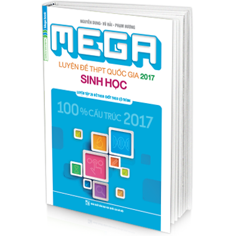 Sách Mega Luyện Đề THPT Quốc Gia 2017 Môn Sinh Học ( Tặng mã thi thử online Megatest trị giá 120.000đ )
