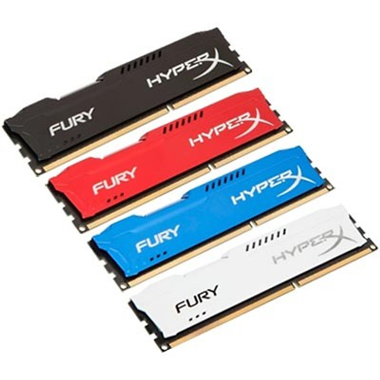 RAM Kingston 8G 1600 DDR3 CL10 Dimm HyperX Fury - Hàng Chính Hãng