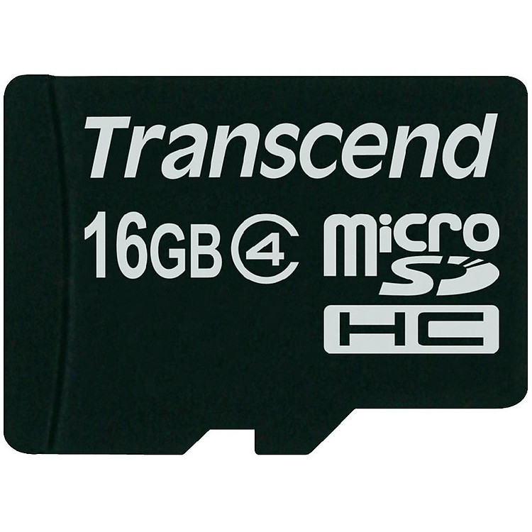 Thẻ Nhớ Micro SD Transcend 16GB Class 4 - Hàng Chính Hãng